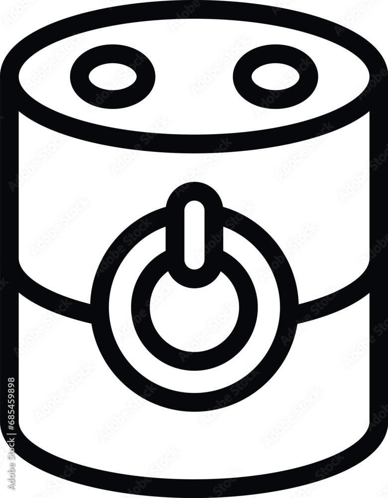 Poster smart speaker icon outline vector. voice control assistant. artificial intelligence gadget
