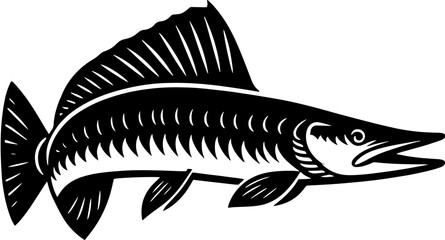 Muskellunge fish icon 1