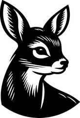 Obraz premium Muntjac icon 2