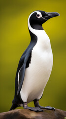 Fototapeta na wymiar Great Auk Pinguin, Portrait of a Great Auk Pinguin
