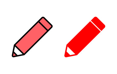 Pencil icon set illustration. pen sign and symbol. edit icon vector
