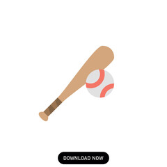 baseball icon - baseball bat icon