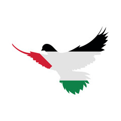 palestine peace dove