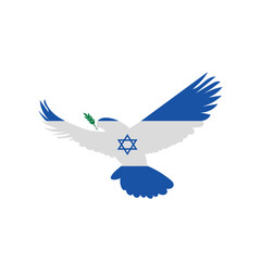 israel peace dove illustration