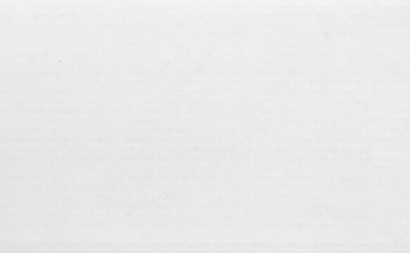 White cardboard sheet texture background, detail of recycle paper box pattern.