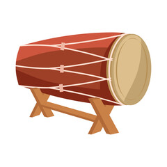 gamelan drum illustration