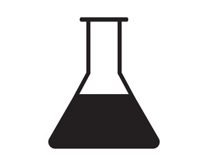 Chamical flask isolated vector icon