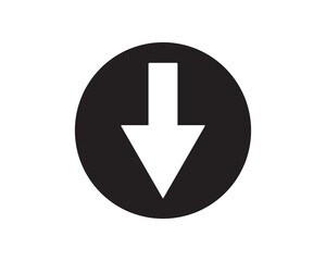 Down arrow icon vector design illustration eps