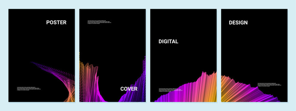 Modern abstract covers set, minimal covers design. Flyer, presentation, brochure, banner, poster design
