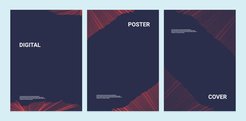 Modern abstract covers set, minimal covers design. Flyer, presentation, brochure, banner, poster design
