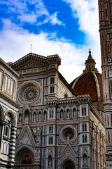 Fototapeta na wymiar Die wunderschöne Altstadt Florenz ist die Hauptstadt der Italienischen Region Toskana mit zahlreichen Sehenswürdigkeiten für Urlauber Touristen