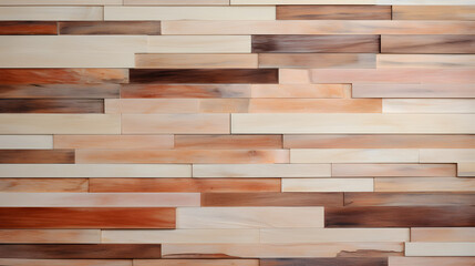 natural beige brown wood panel wooden strips texture marble. Generative AI.