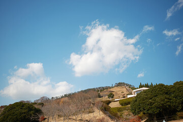 Fototapeta na wymiar 神話の里の秋自然風景
