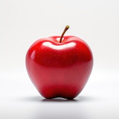 Apple on a white background