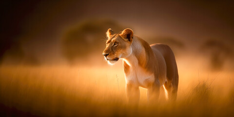 Closeup of a tiger