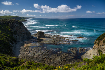 View of Castle Rock on Great Ocean Walk