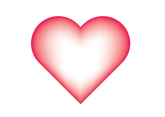 赤いハートのイラスト