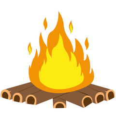 Bonfire Illustration