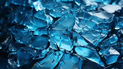 Captivating hues of turquoise swirl within a mesmerizing crystal of ice, evoking a sense of tranquil yet untamed beauty