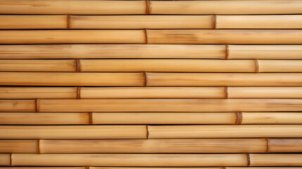 Pattern of Bamboo products that have been processed into trays for use in the kitchen. Nature bamboo board for design backdrop wallpaper tiled floor background. Generative AI.