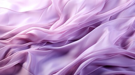 Obraz premium Vibrant hues of lilac and violet dance across the soft silk fabric, evoking a sense of whimsical elegance and femininity