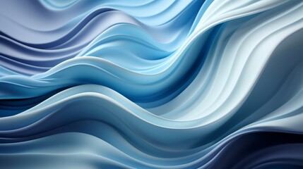 A mesmerizing blend of cool blue hues, abstract lines, and flowing waves, evoking a sense of serenity and movement