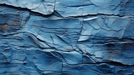 Fototapeta premium A fragmented blue gem of nature, forged by the force of a glacial embrace, captures the untamed essence of abstract beauty