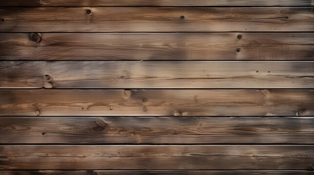 Pattern of wooden texture background,Nature wall background, Vintage of barn plank wood background. Generative AI.