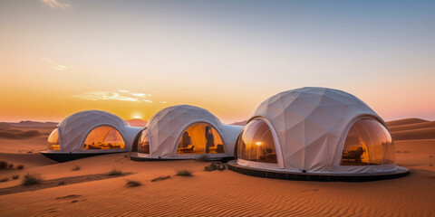 Tourism of the future in Sahara Desert