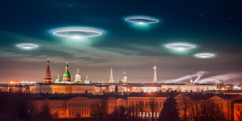 UFO over Moscow