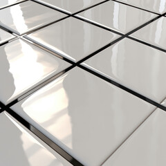 Glossy Ceramic Tile Surface Ultra HD