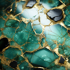 Variscite Green Textured High-Res Print