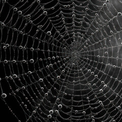 4K Delicate Spider Web Texture