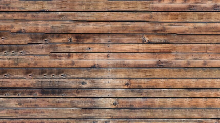 Fototapeta premium close up of wall made of wooden planks. Generative AI.