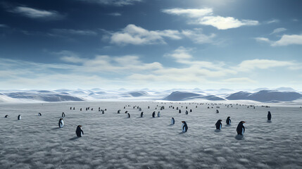 snow covered mountains