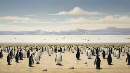 penguins in polar regions