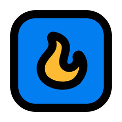 Fototapeta premium flammable