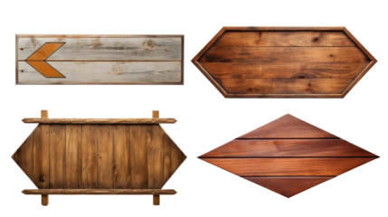 木製の看板4種類