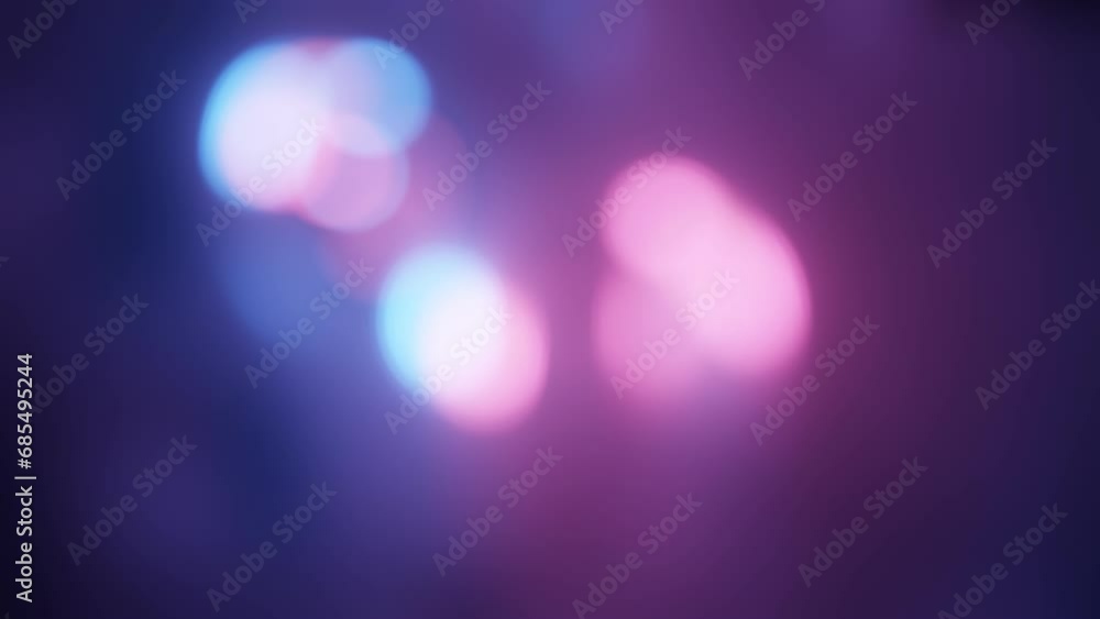 Poster seamless loop abstract color bokeh neon gradient. blurred moving lights background. smooth color tra