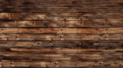 Obraz premium dark wood planks background. Generative AI.