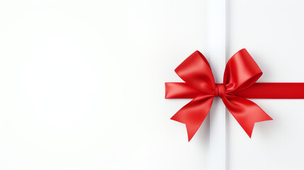 red ribbon bow
