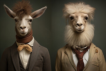 Charismatic, influential portraits, a trend of endearing and attractive animated figures