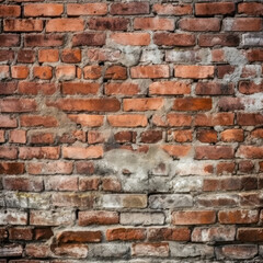 Obraz premium High Definition Rustic Brick Wall Texture