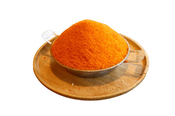 bingsu thai tea on png background.