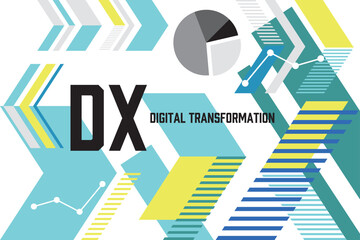 デジタル化をイメージした背景素材（白）