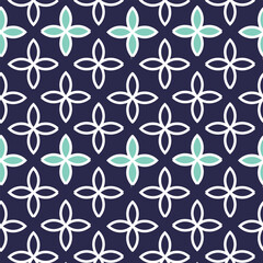 Colorful flower pattern with elegant and simple shape. Pattern Background. Colorful Pattern Background