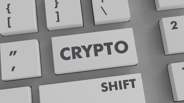 CRYPTO BUTTON PRESSING ON KEYBOARD