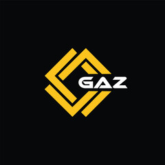 GAZ letter design for logo and icon.GAZ typography for technology, business and real estate brand.GAZ monogram logo.