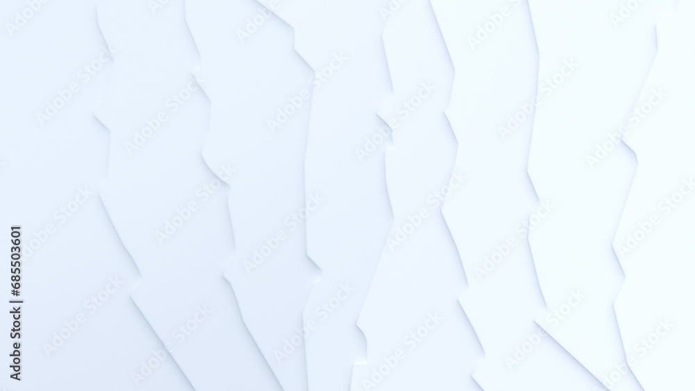 Aufkleber abstract layered irregular white shapes, copy space. abstract and modern high resolution full frame 