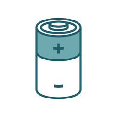 battery icon vector design template simple and clean